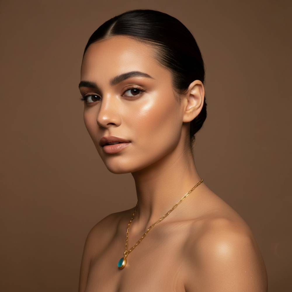 Luminous Azure Pendant